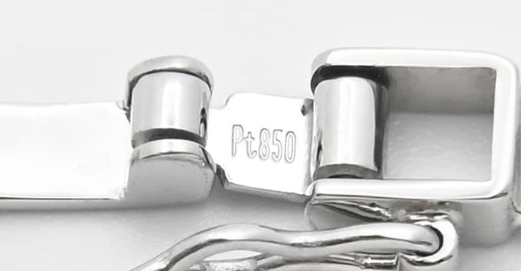 PT850(プラチナ) 喜平ブレスレット 6面ダブル 10.0g 18cm