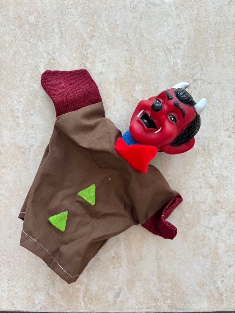 ス*ー様 ビンテージ　パペット人形　デビル　ピエロ　おばあちゃん　お姫様　警察官