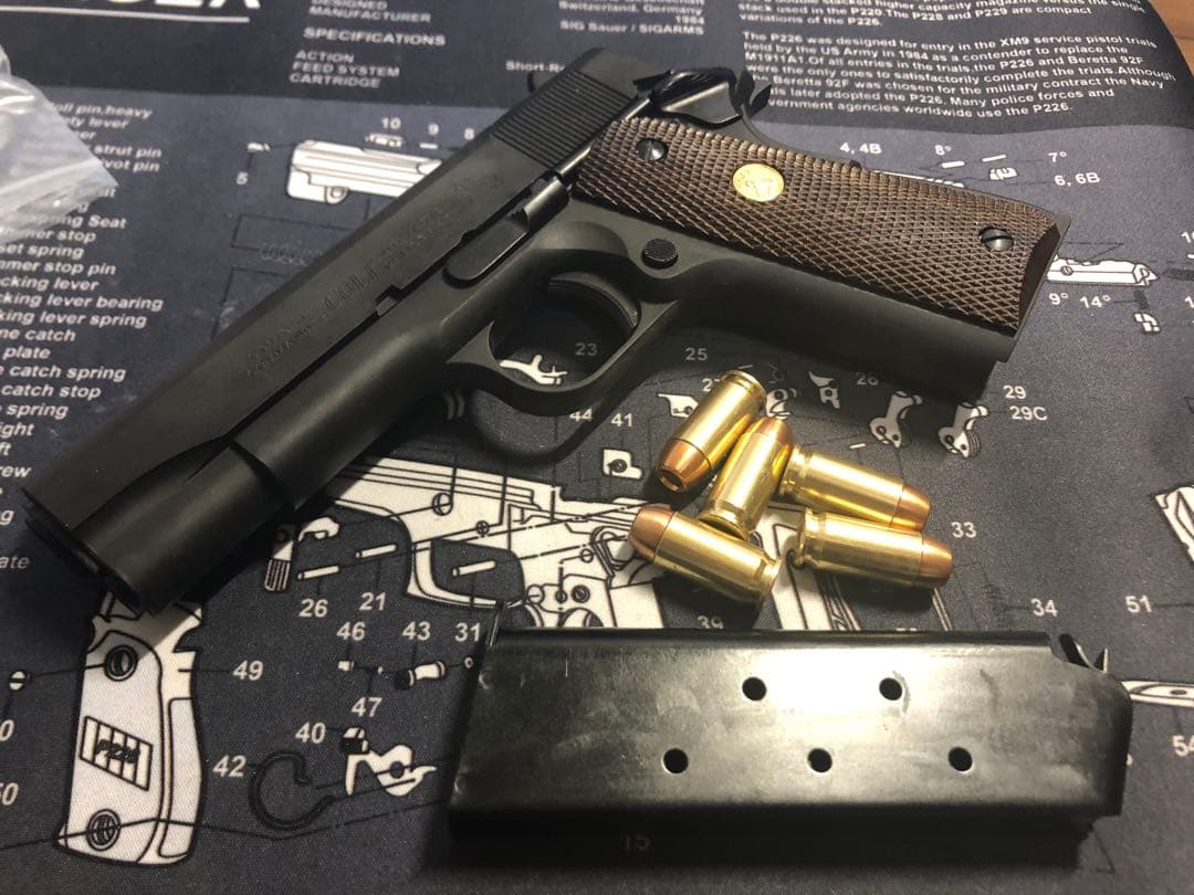 【発火済モデルガン】マルシン X-PFC コマンダー ブラックHW マルシン工業 マルシン コルト コンバットコマンダー X−PFC HW