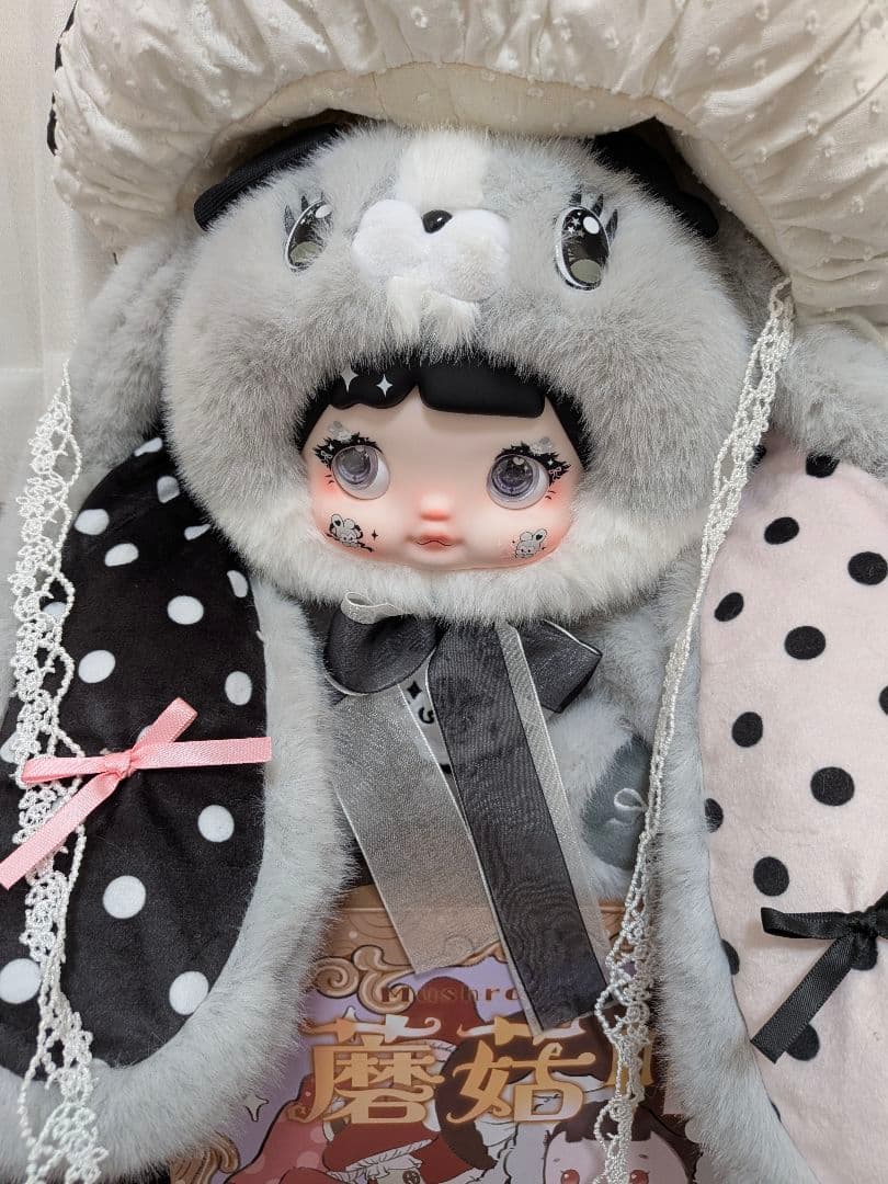 紫@匿名配送　Nommi キノコぬいぐるみ セット