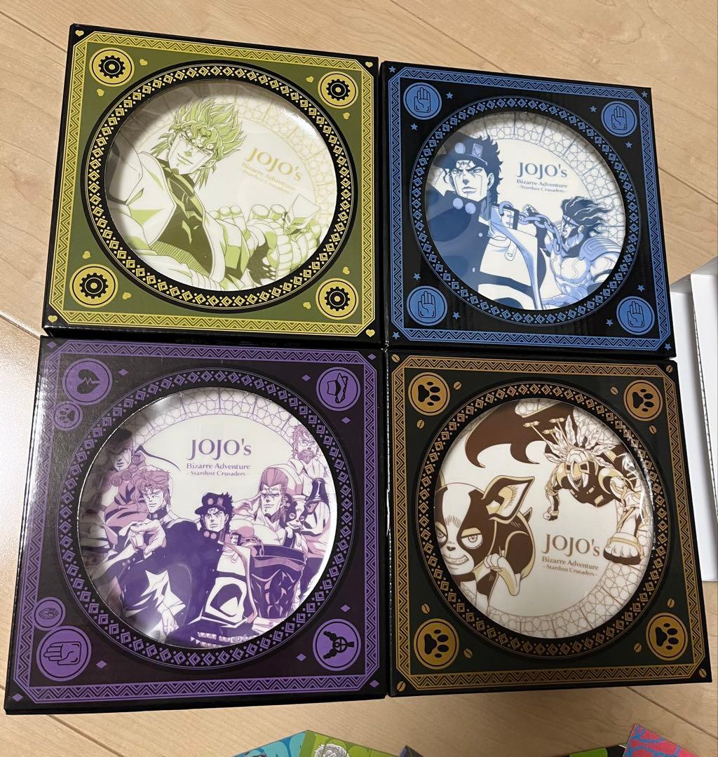 スシロー　ジョジョの奇妙な冒険　コラボ皿　4枚コンプリート