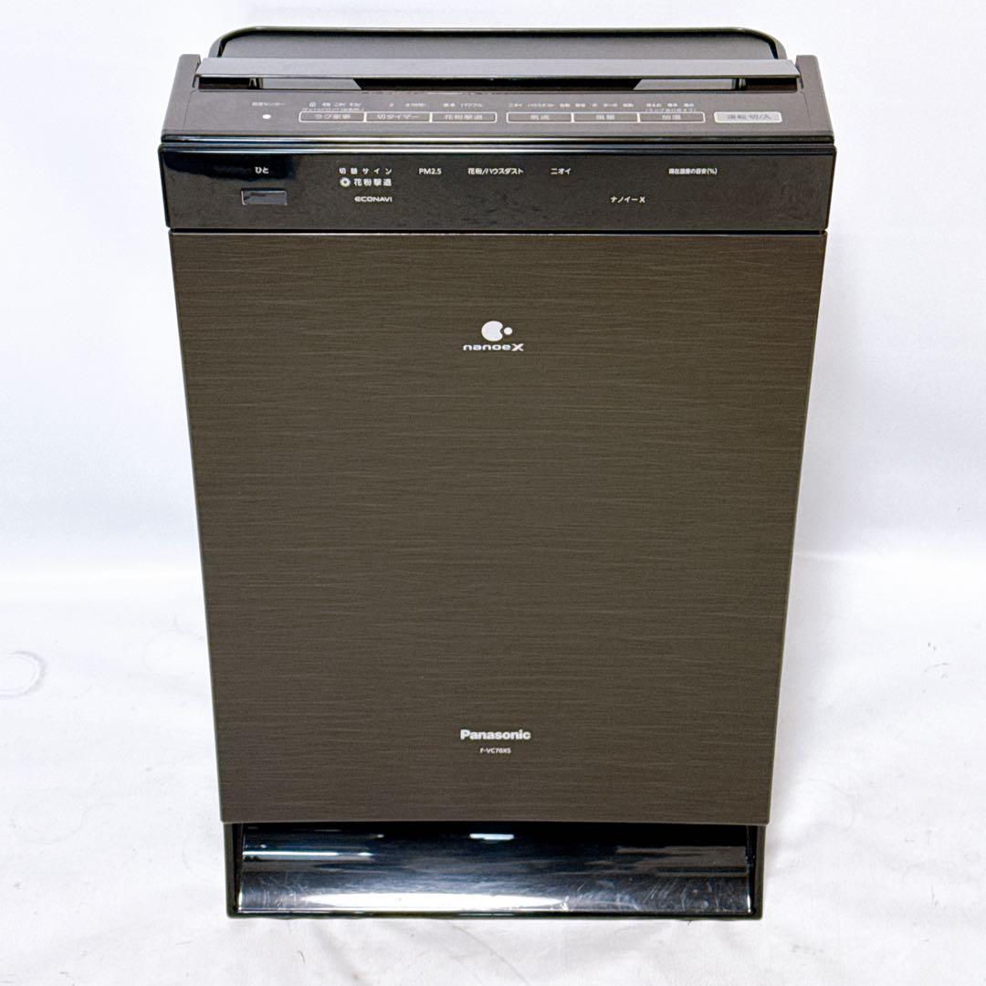 Panasonic 加湿空気清浄機 F-VC70XS ブラウン 木目調 - メルカリ