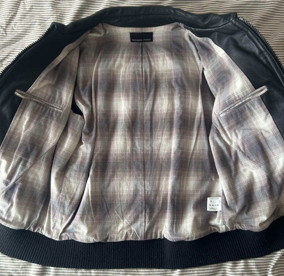 《復刻》ナンバーナイン　名作リブレザージャケット サイズ2