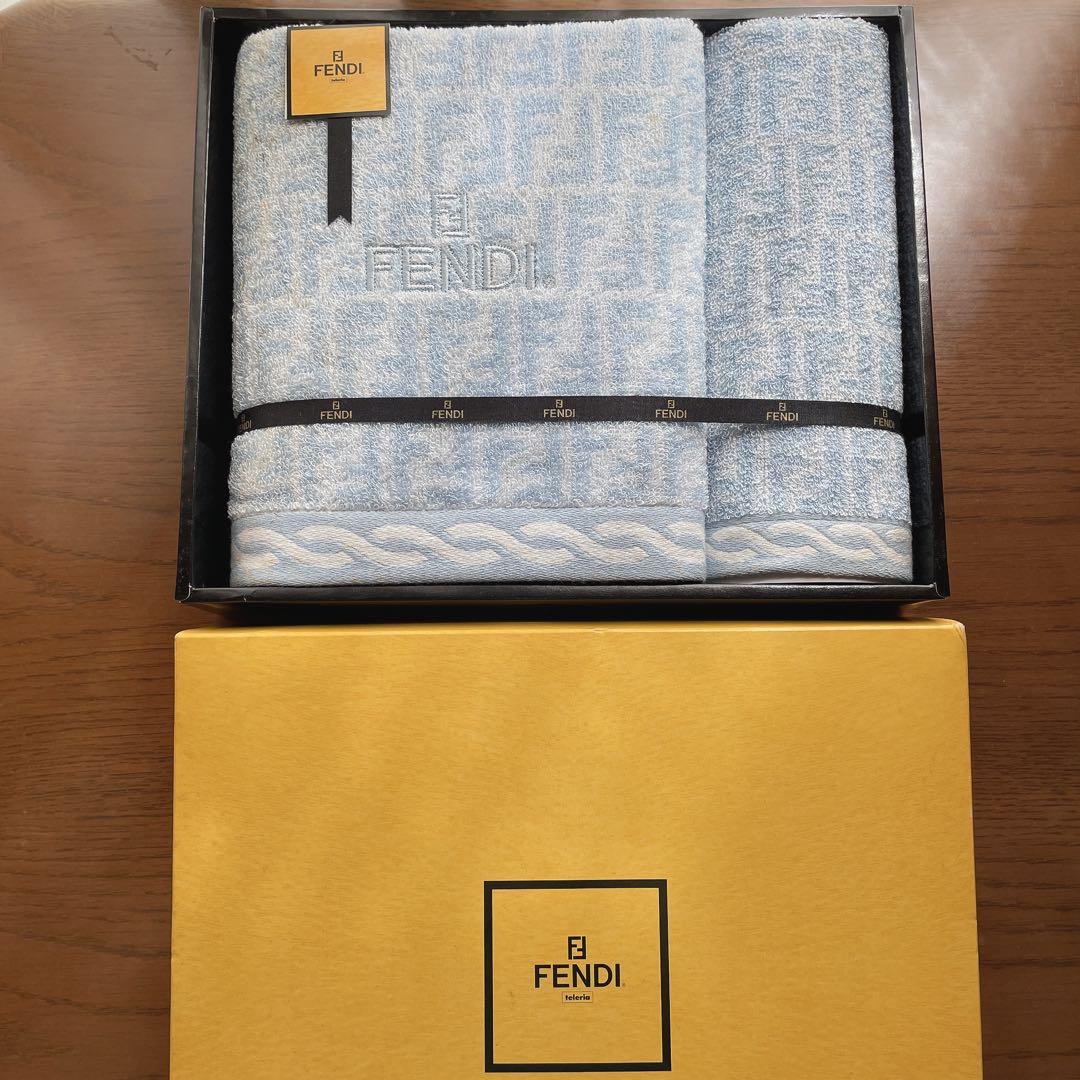 FENDI】タオルセット 未使用品 ギフト 引き出物 ズッカ柄 贈答品