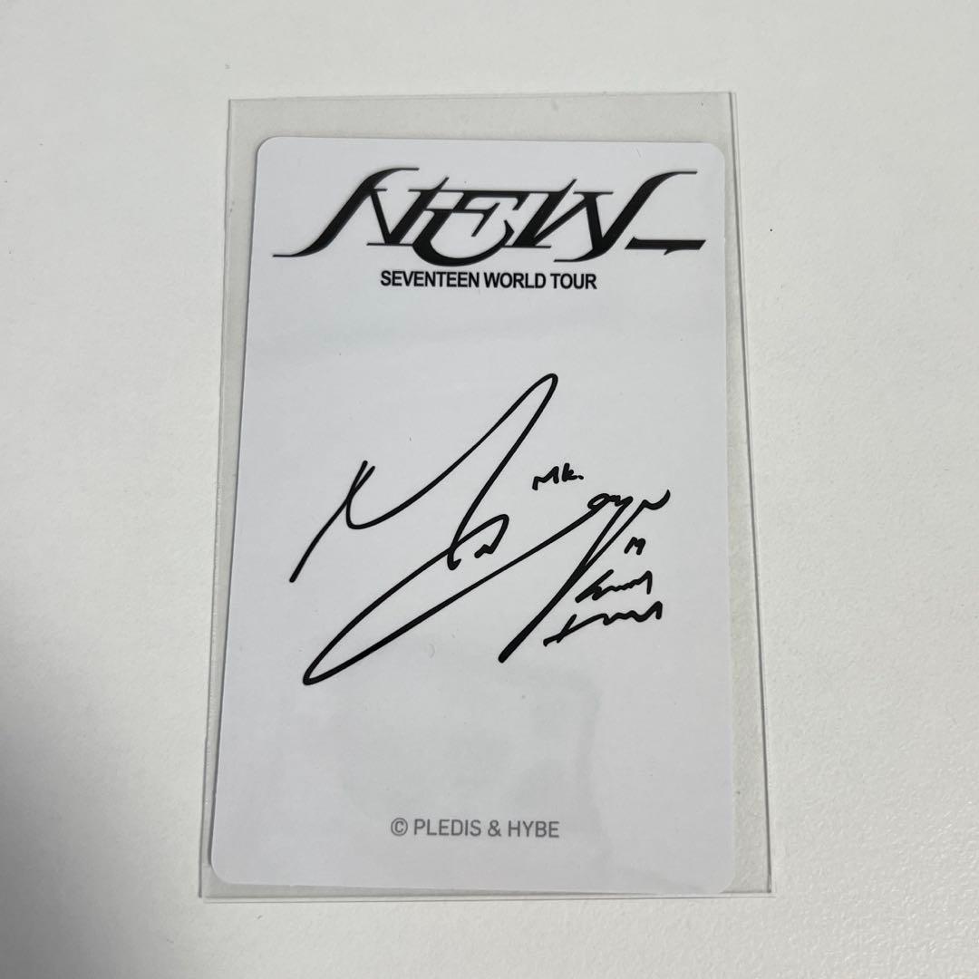 ミンギュ NEW セルカ SEVENTEEN WORLDTOUR トレカ 仁川 - メルカリ
