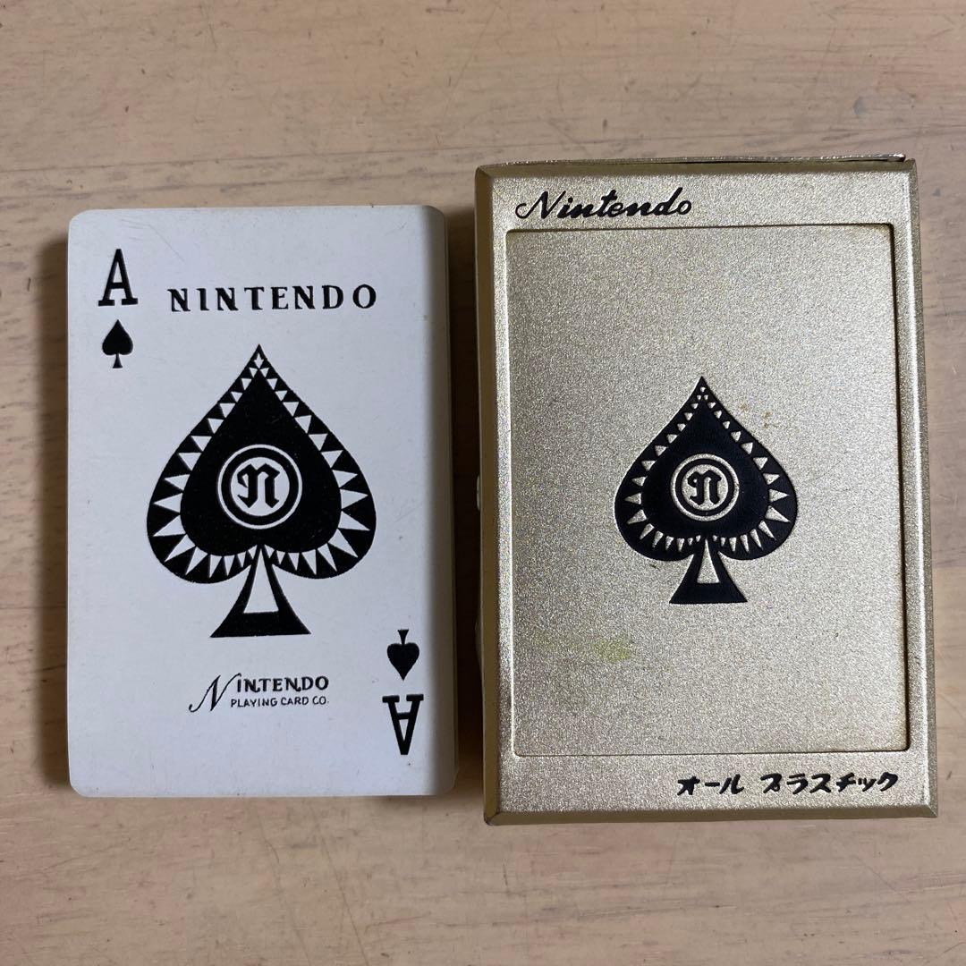 Nintendo 任天堂 昭和 レトロ トランプ オールプラスチック 激レア
