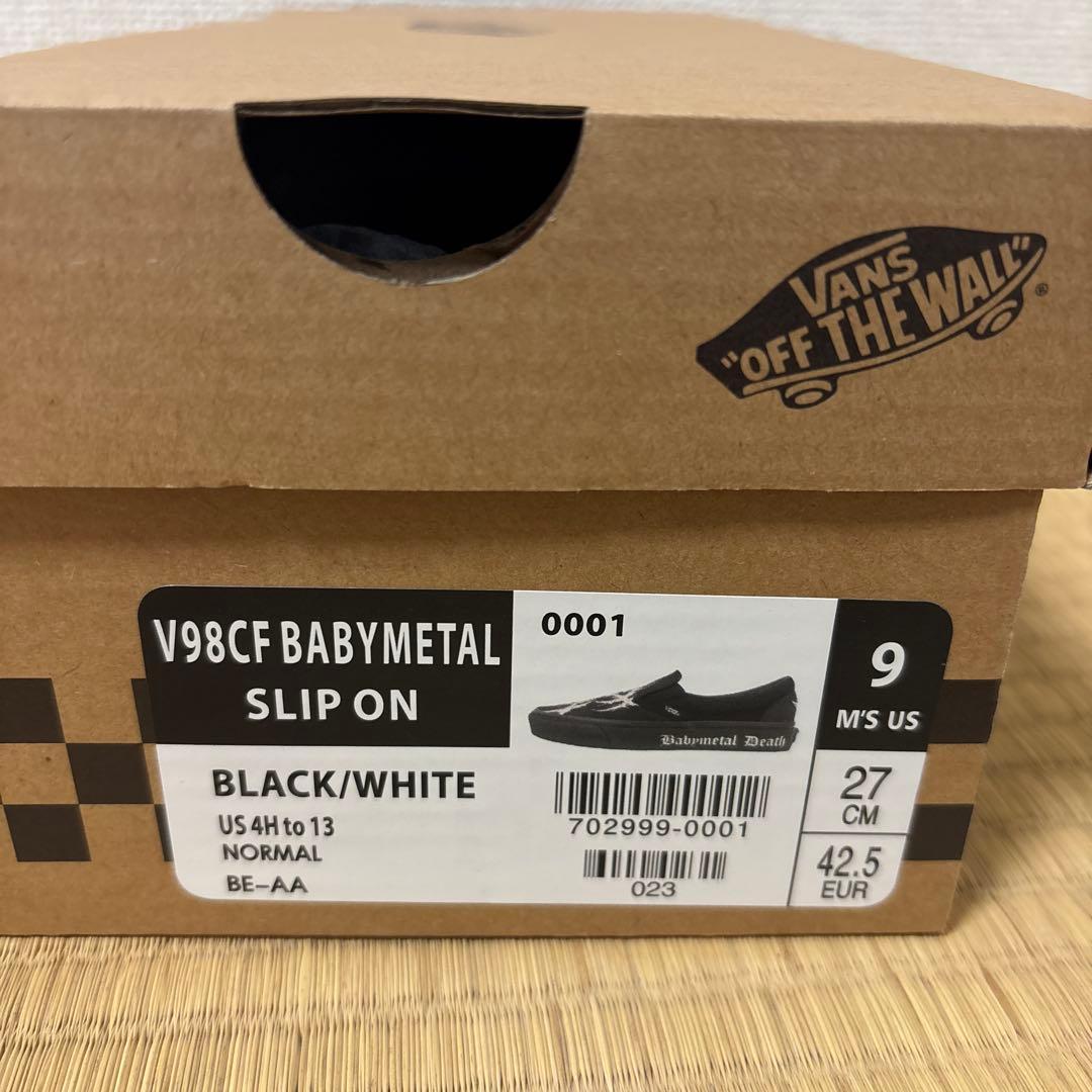 【本日発送可】【VANS✖️BABYL】 スリッポン V98CF（新品）