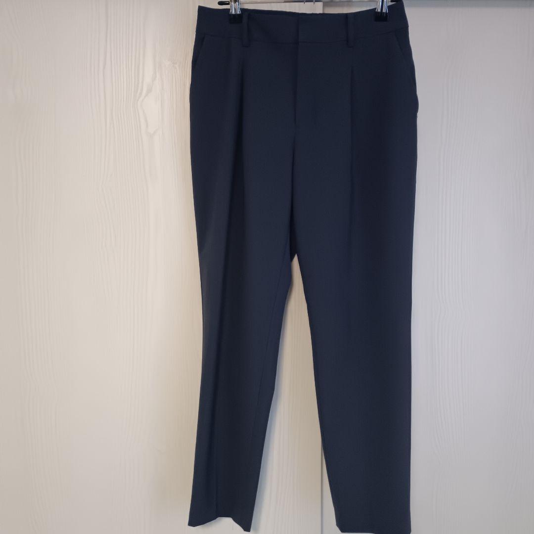 グリーンラベルリラクシング パンツスーツ ネイビー 38 ノーカラー