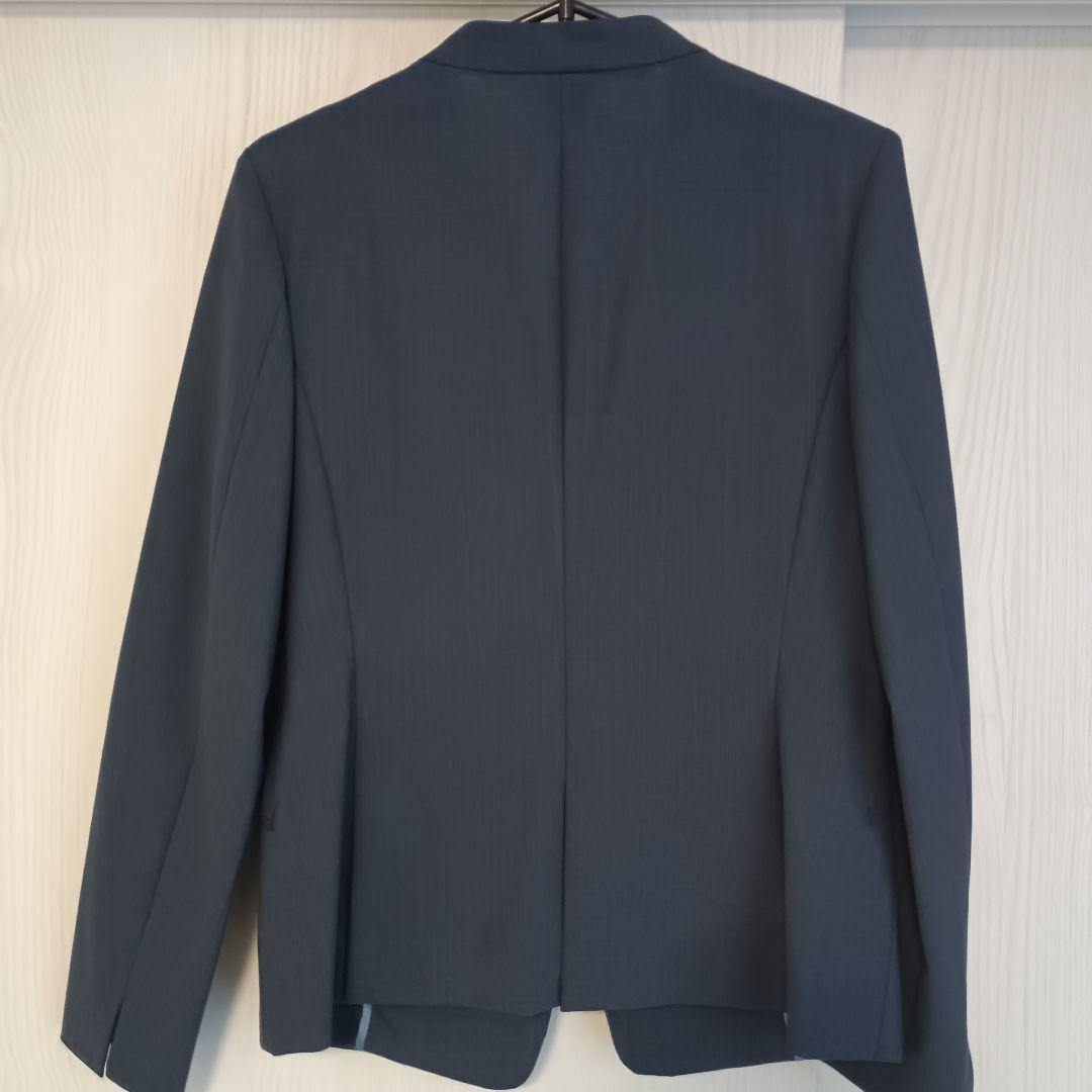 グリーンラベルリラクシング パンツスーツ ネイビー 38 ノーカラー