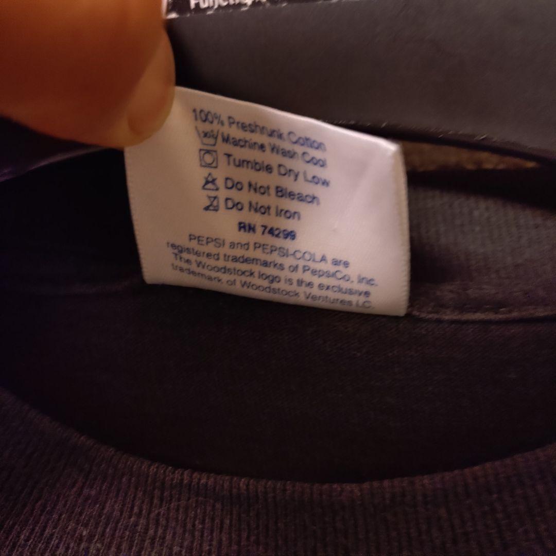 90s PEPSI WOODSTOCK LIVE IT バンドT ヴィンテージ