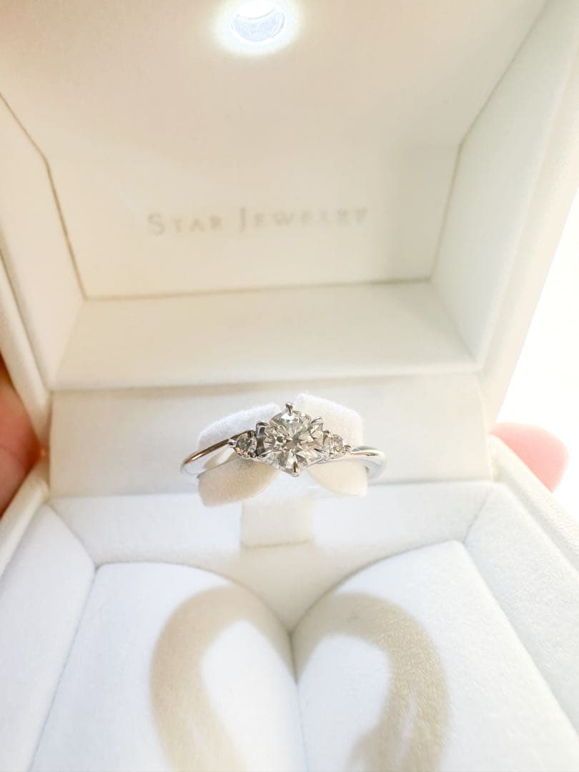 STAR JEWELRY Dカラー PT950 ダイヤモンドリング 7号 STAR JEWELRY スタージュエリー Pt950プラチナ 7Pダイヤ リング・指輪