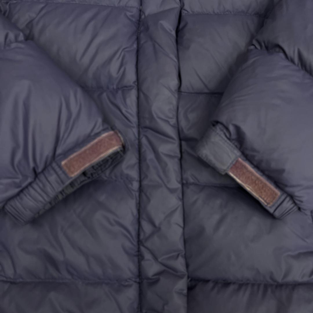 《美品》ザノースフェイス ロングダウン 600フィル パープル レディース L