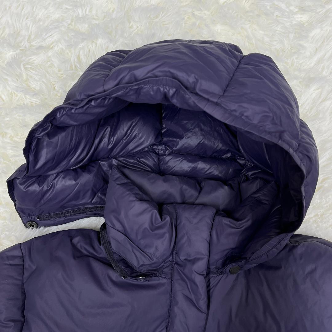 《美品》ザノースフェイス ロングダウン 600フィル パープル レディース L
