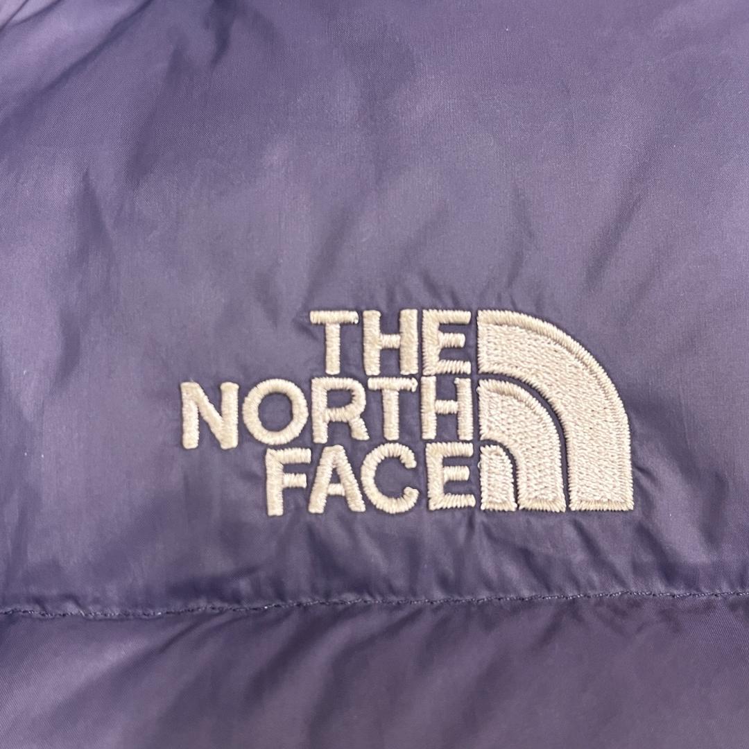 《美品》ザノースフェイス ロングダウン 600フィル パープル レディース L