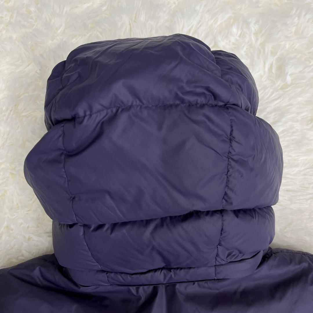 《美品》ザノースフェイス ロングダウン 600フィル パープル レディース L