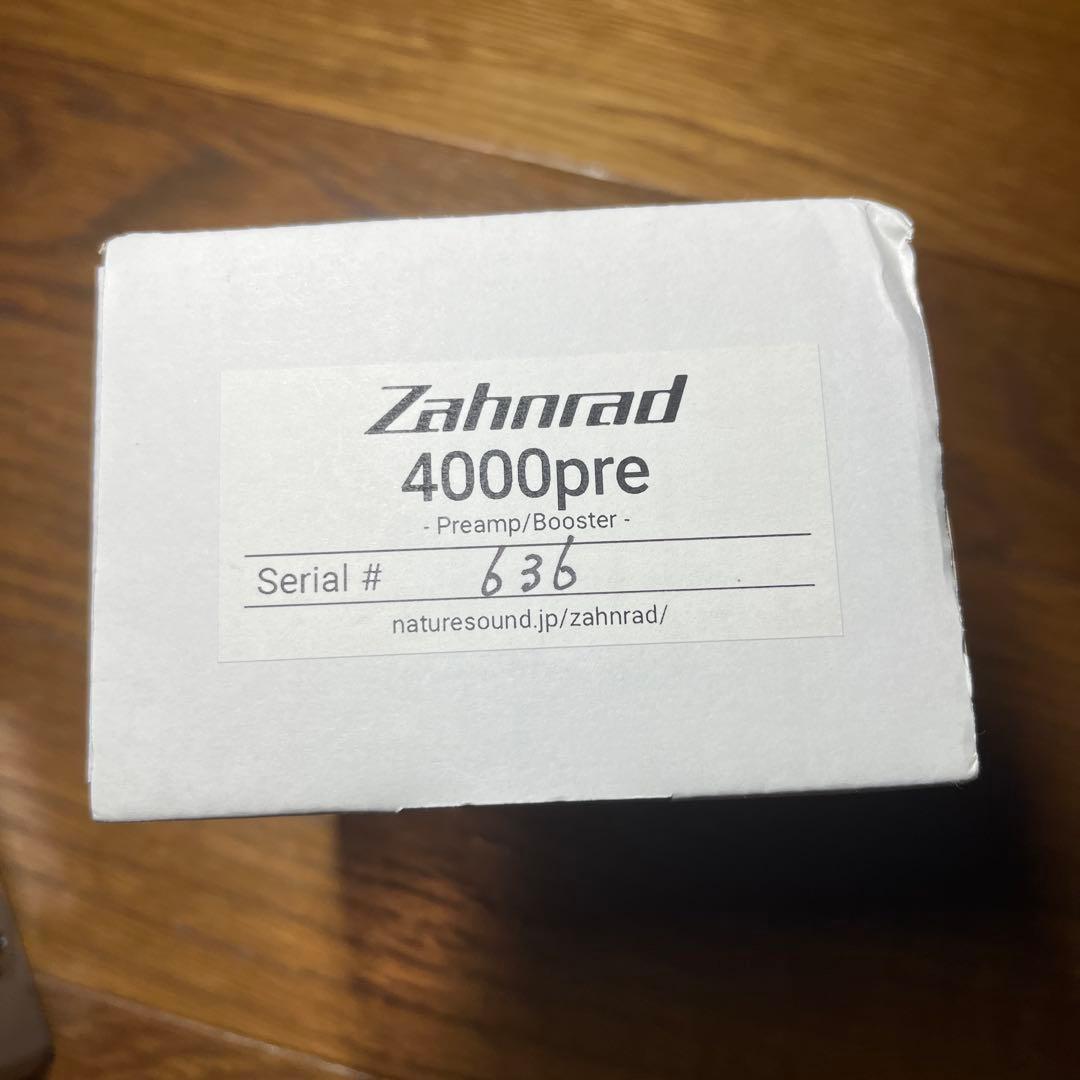 生産終了】Zahnrad 4000pre ベースエフェクター - メルカリ