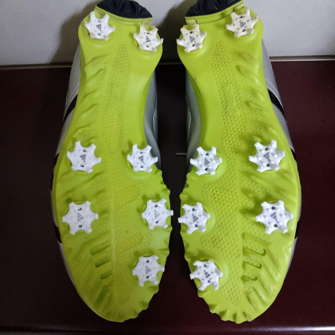 ASICS スパイクシューズ シルバー/ライムグリーン