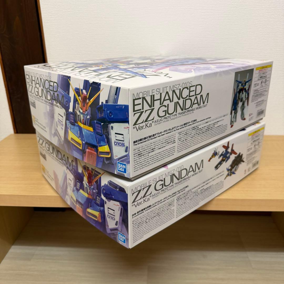 MG ダブルゼータガンダム ver.Ka 強化型 セット zzガンダム