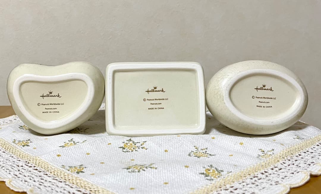 期間限定セール☺︎　スヌーピー　ピーナッツ　小物入れ　置物　3点セット