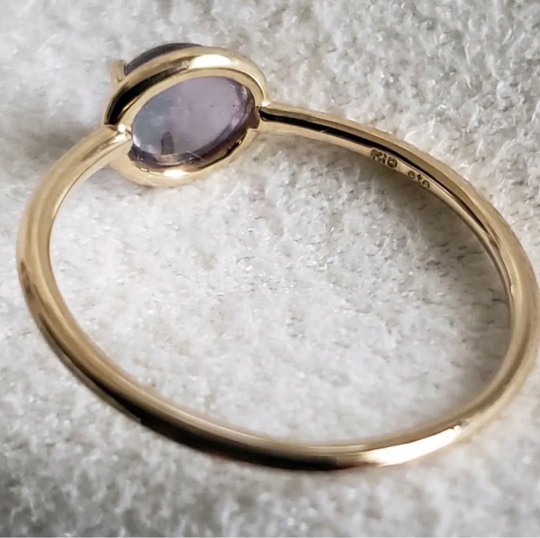 ete リング 13号 K10イエローゴールド レインボー フローライト - メルカリ