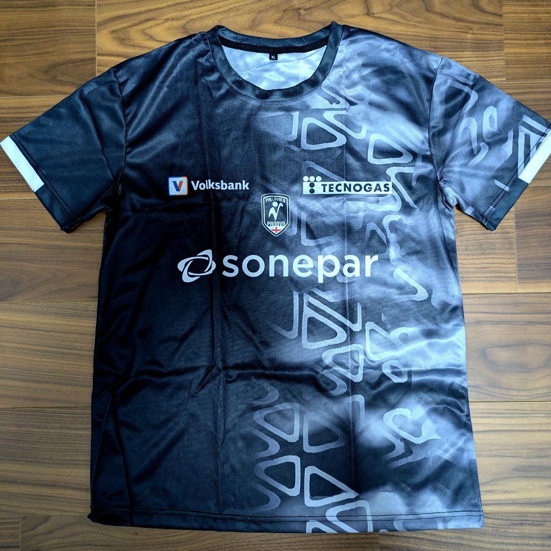 ＊パドヴァ バレーボール　ユニフォーム　シャツ　髙橋藍　海外ユニフォーム　黒 パドヴァ バレーボール ユニフォーム シャツ 髙橋藍 海外ユニフォーム