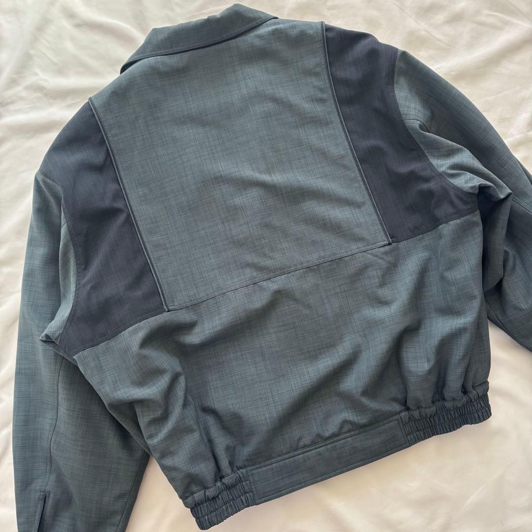 90's vintage中綿ブルゾン グリーン 短丈ワイド アメカジ カジュアル