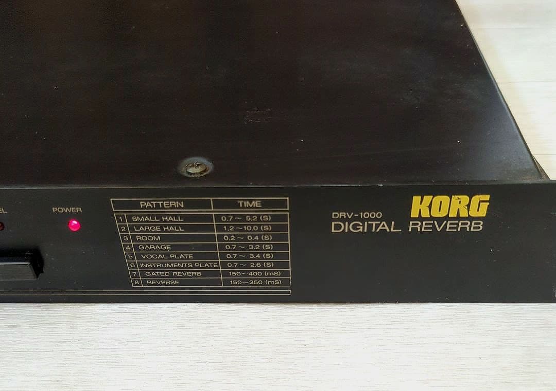♥KORG DRV-1000 デジタルリバーブ　ジャパンビンテージエフェクター