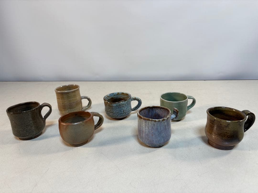 陶器製　コーヒーカップ 7個色々 楽天市場】【ふるさと納税】総緑珈琲セット 1セット カップ(直径約6cm