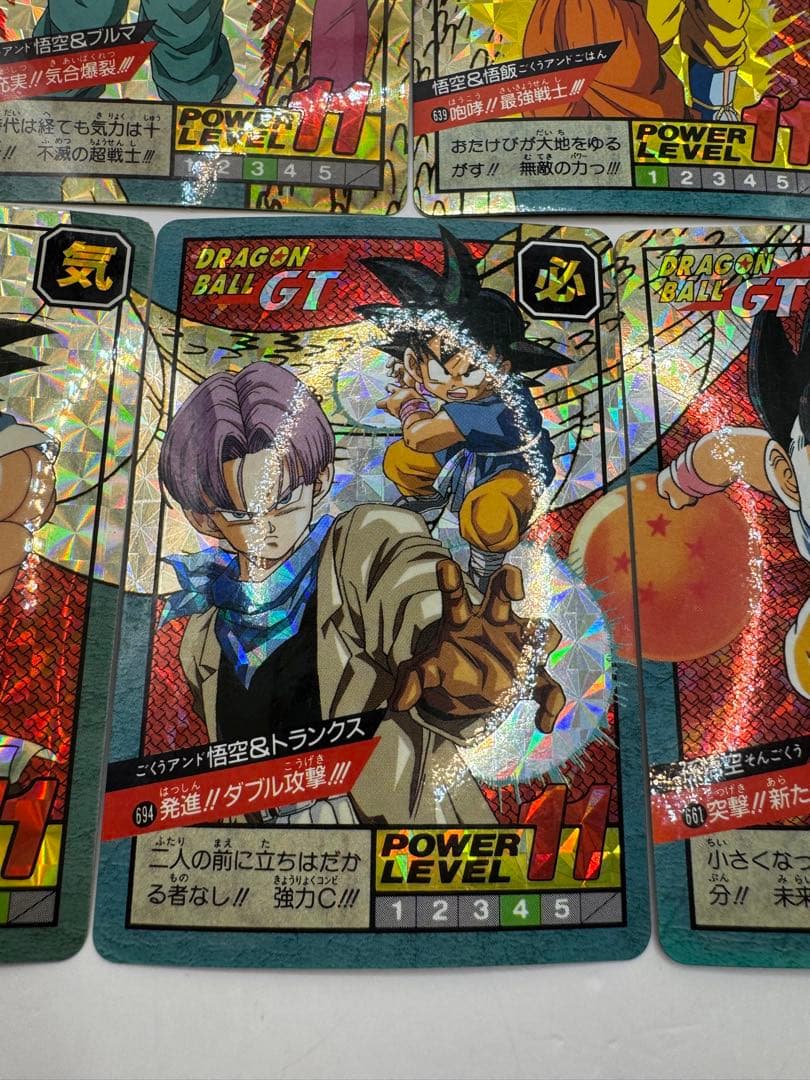 ドラゴンボール　スーパーバトル　カードダス　Wプリズム　7枚セット