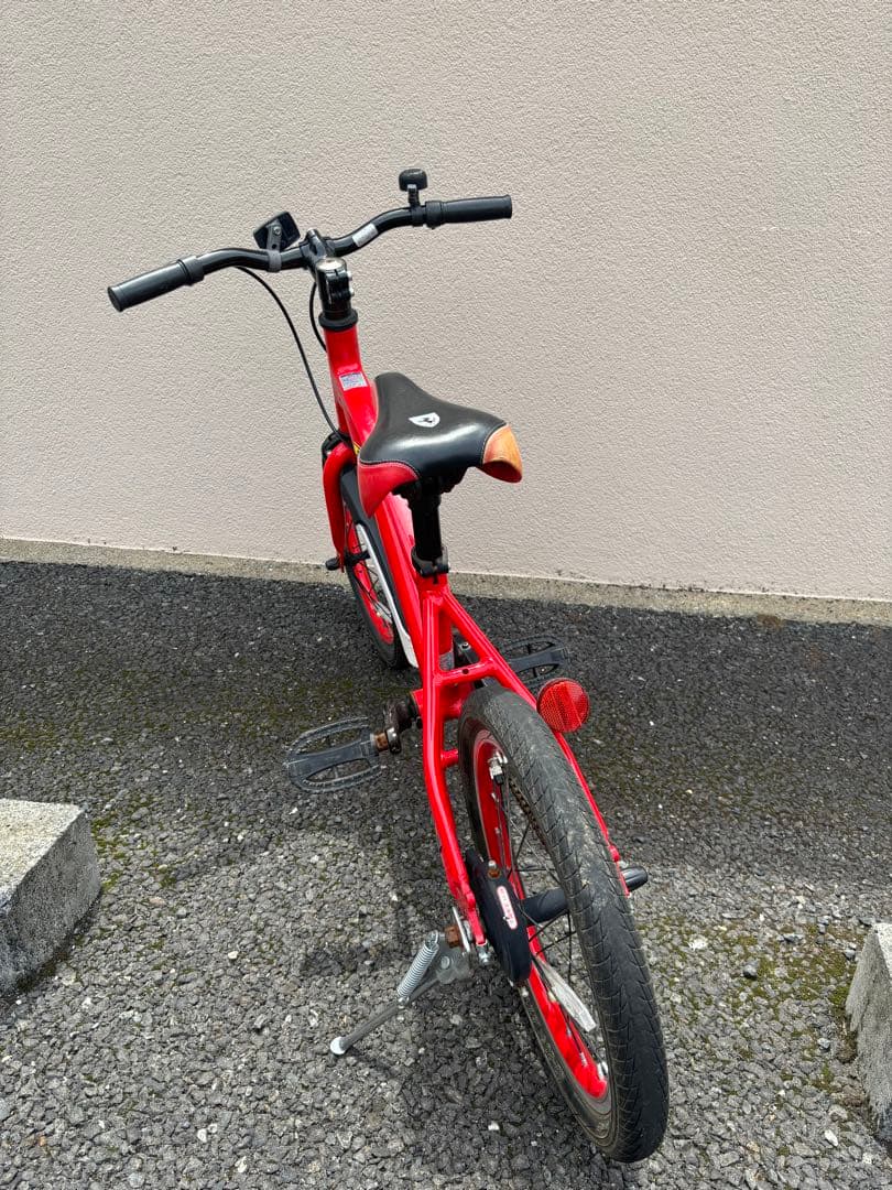 中古】Ferrari フェラーリ 自転車 16インチ キッズ 補助輪付 - メルカリ