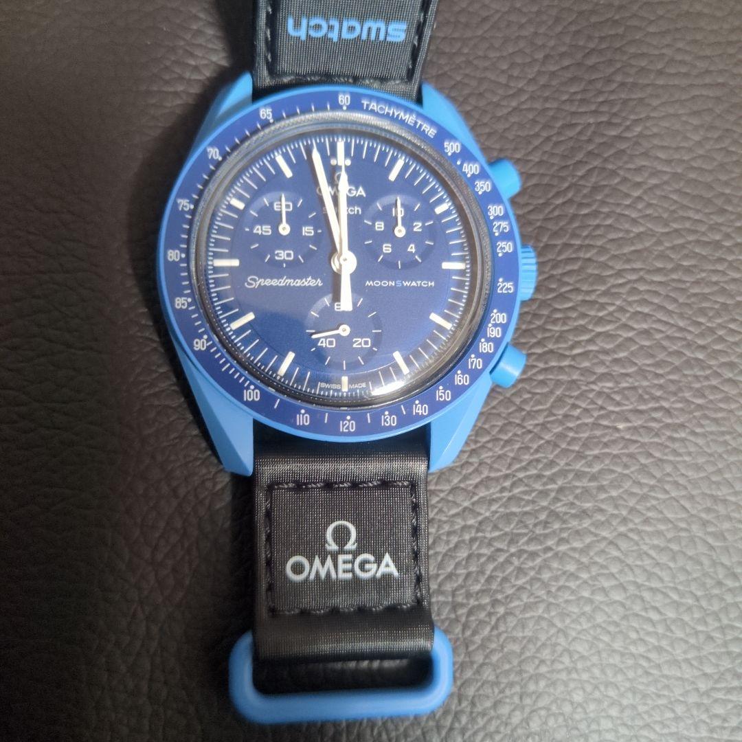 25年8月17日購入 オメガ スウォッチ ムーンスウォッチ ネプチューン