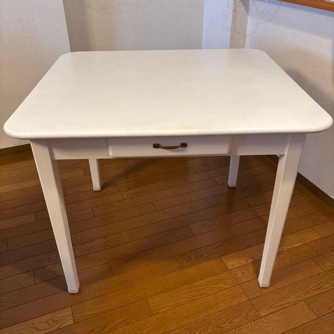 モモナチュラル　ダイニングテーブル　ホワイト 好きなチェアで過ごすダイニング - MOMO NATURAL