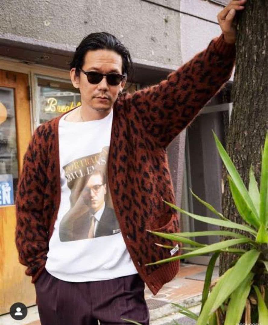 WACKOMARIA LEOPARD ヘビーモヘアカーディガン 野村訓市 WACKO MARIA ワコマリア LEOPARD HEAVY MOHAIR CARDIGAN - CONUR