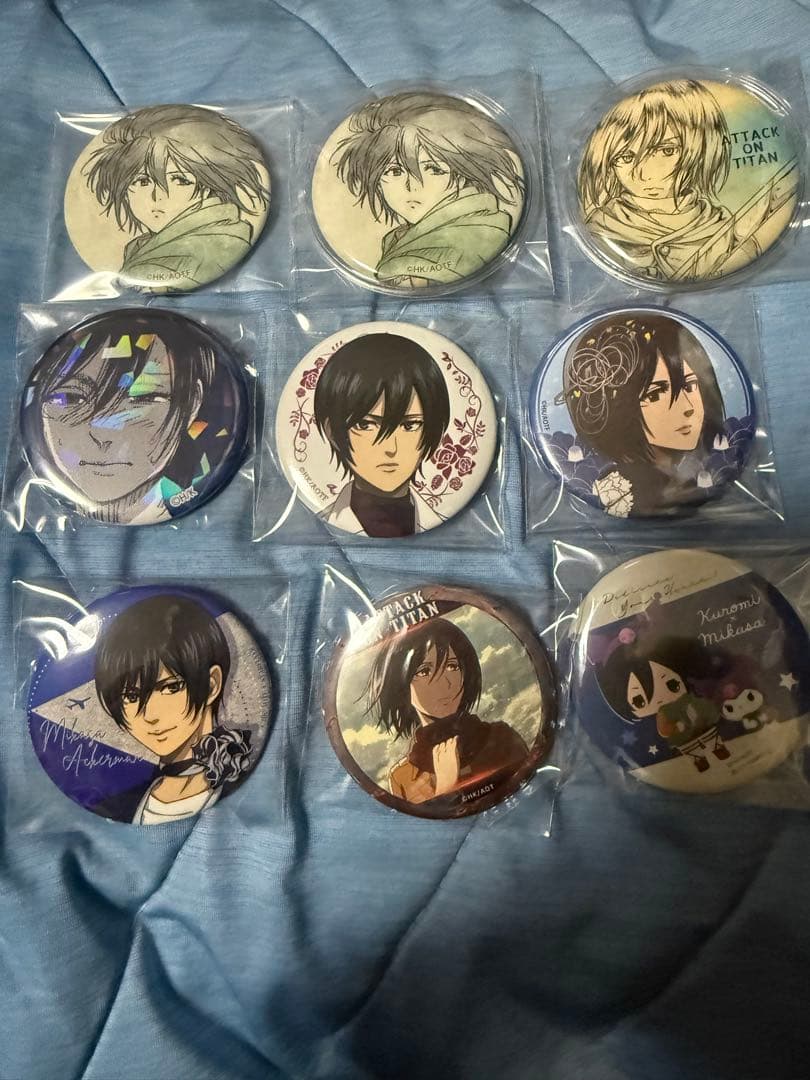 進撃の巨人 ミカサ 缶バッジ まとめ売り AMNIBUS-日常使いできるアニメグッズの通販サイト-