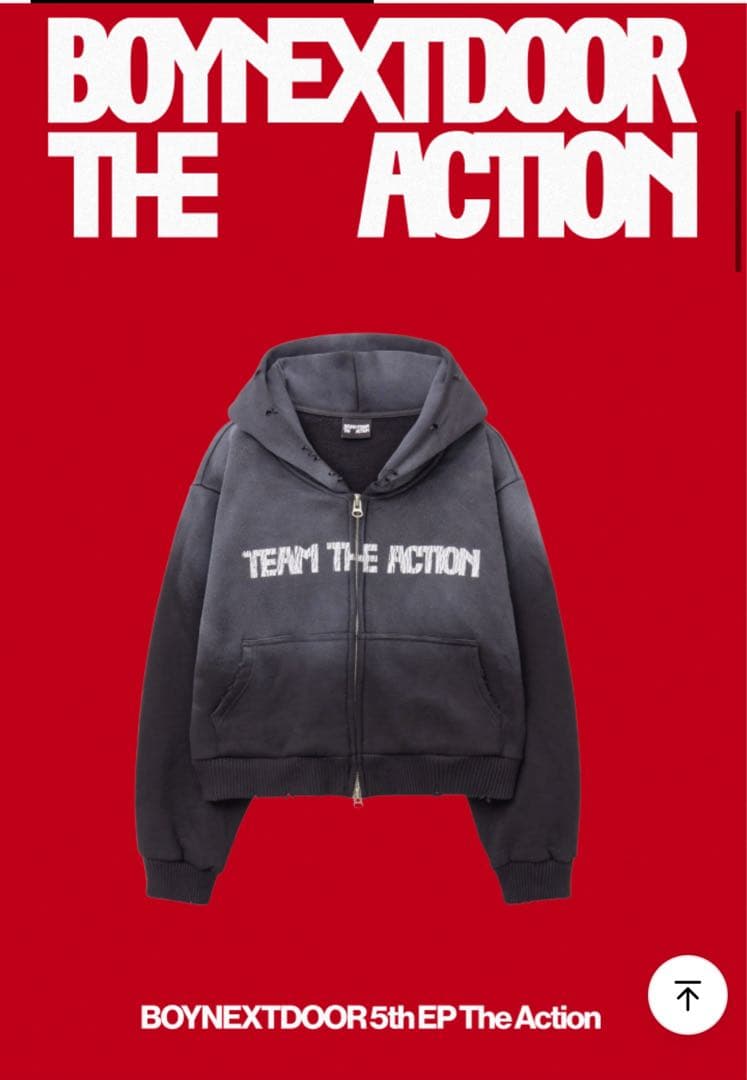 THE ACTION パーカー BOYNEXTDOOR - メルカリ