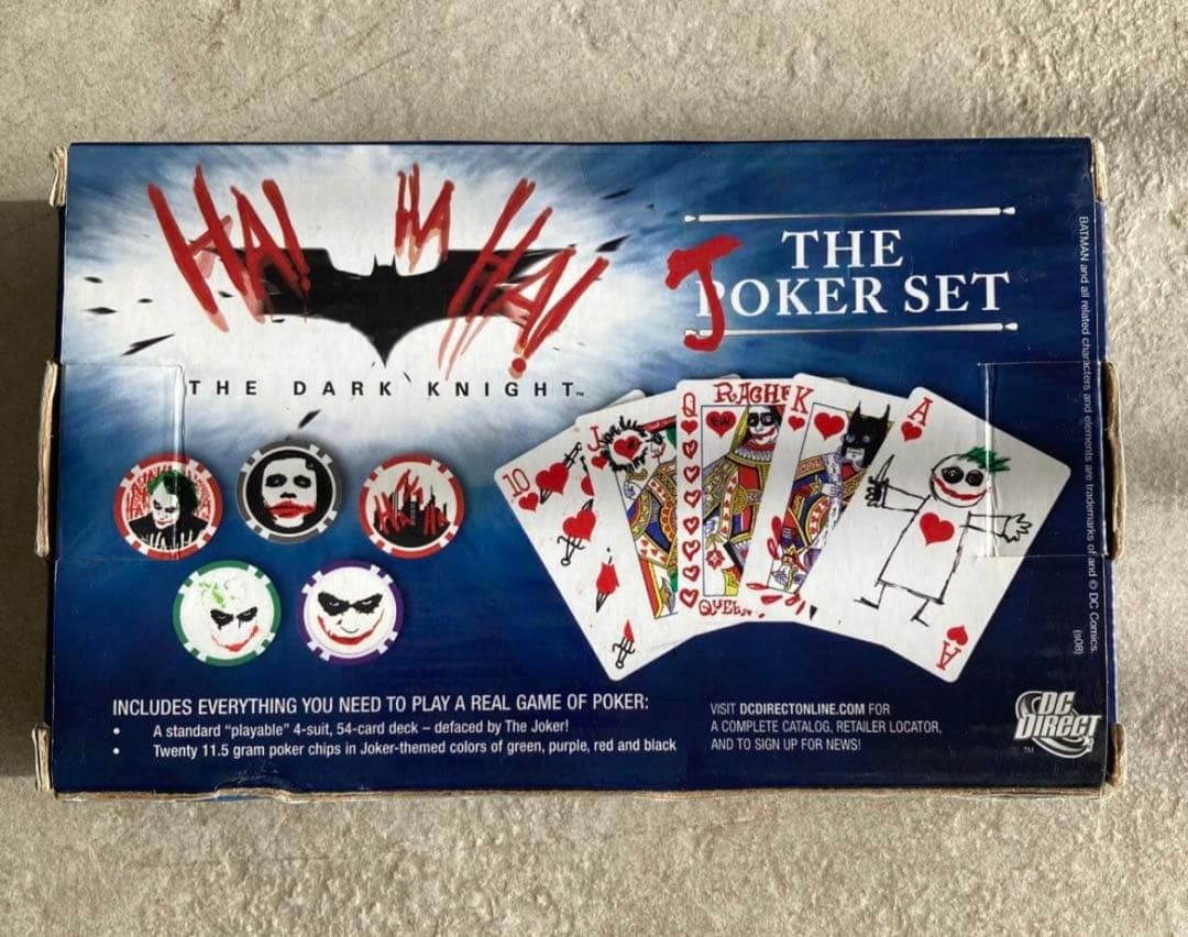 ダークナイト（ジョーカー）　ポーカーセット　トランプ　バットマン　トランプ