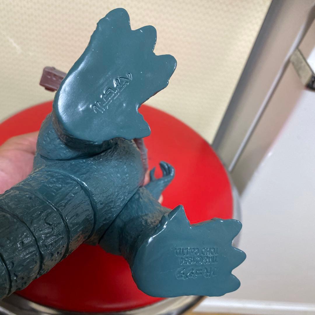 ベアモデル　ゴジラ　電車付　ソフビ マーミット　ブルマァク マルサン