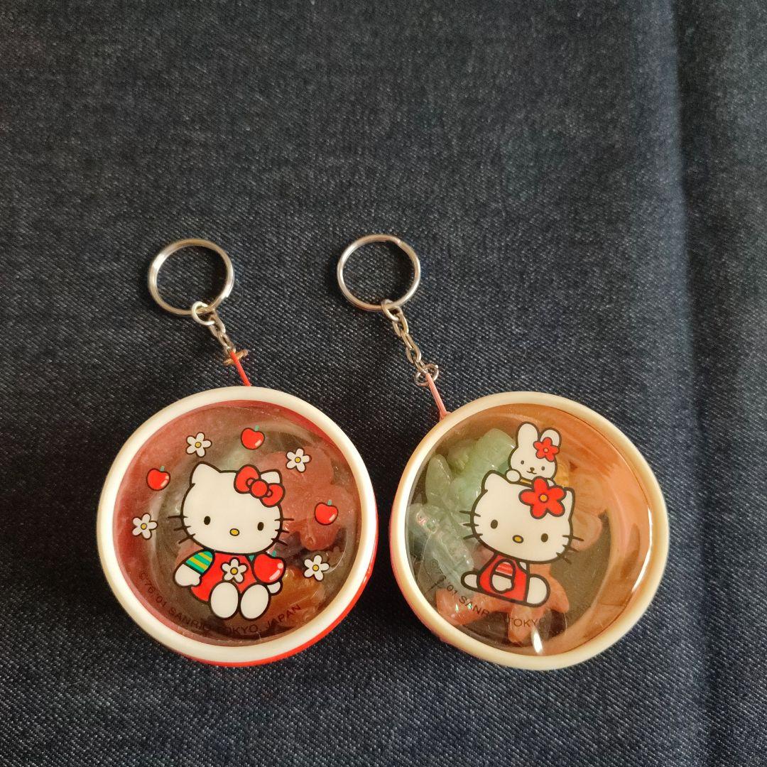 最終品　レトロハローキティホルダーポーチ　ストラップ　シール まとめて22点