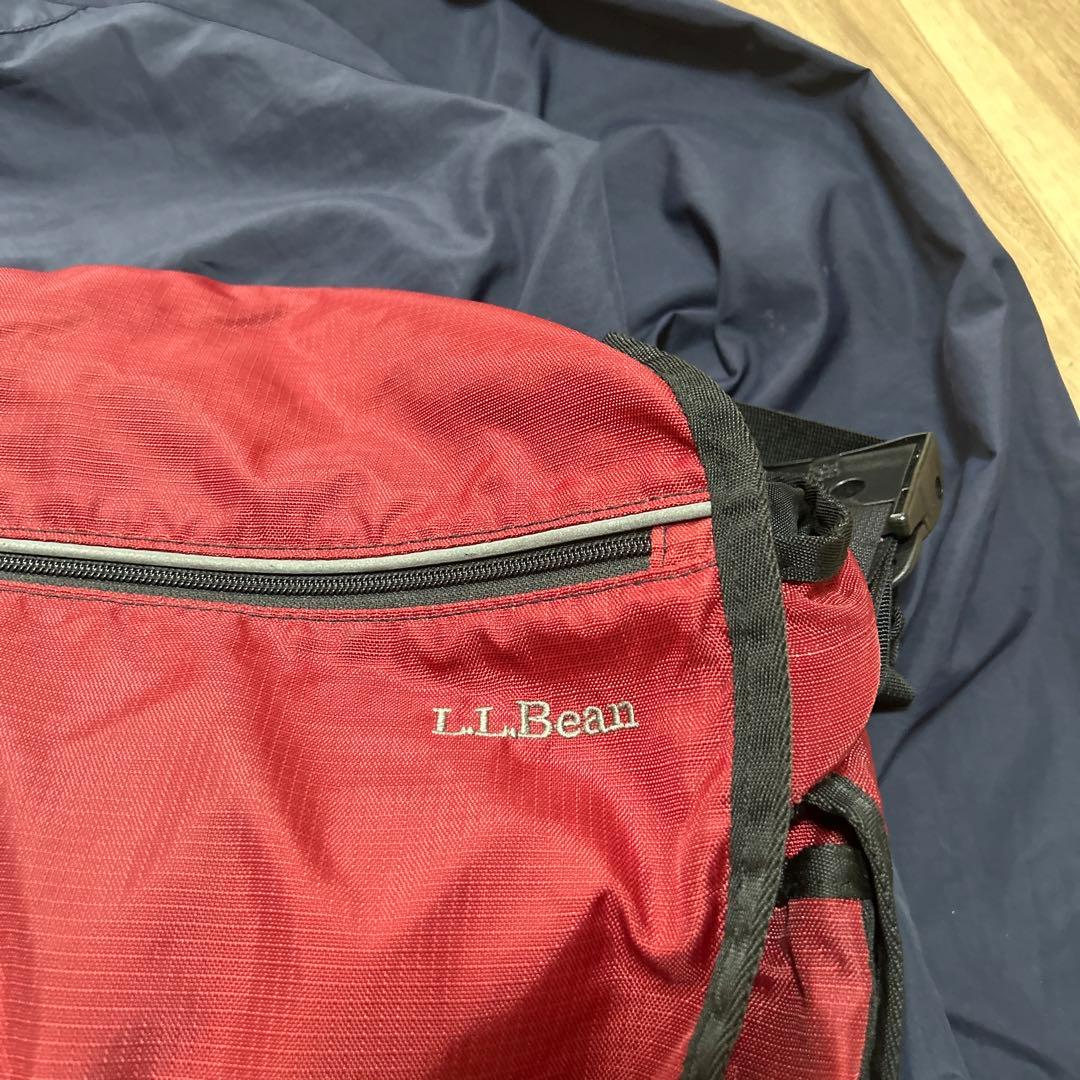 old L.L.Bean バーガンディ　メッセンジャーバッグ　古着　90s