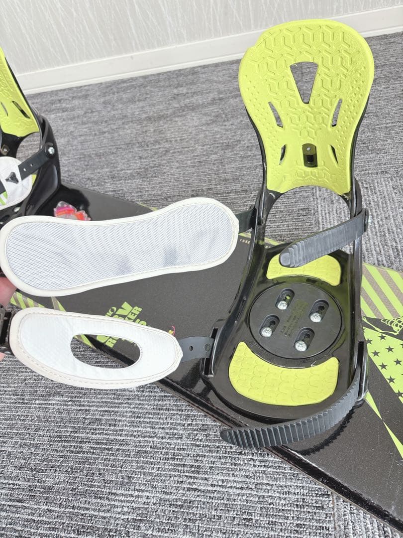 87超豪華❗️IGNIO メンズスノーボードセット☆スノボ155cm+ビン付