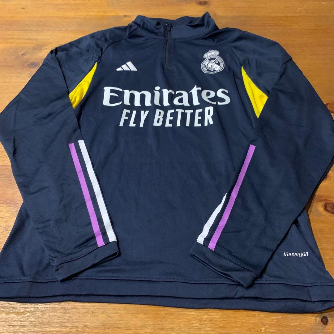 専用 adidas レアル・マドリード ピステ上下 M - メルカリ