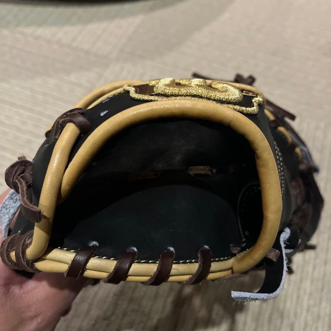 Wilson 軟式グローブ 黒/茶 - メルカリ