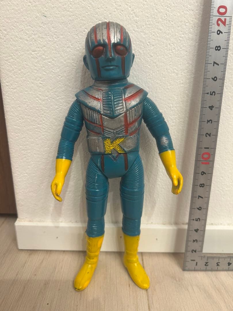 当時物　ロボット刑事　ソフビ　約20cm 検）マルサン ブルマァク　旧バンダイ