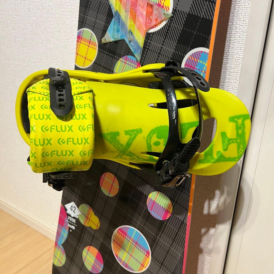 ヘッド Pride flux ビンディング 142 スノーボード ケース付き - メルカリ