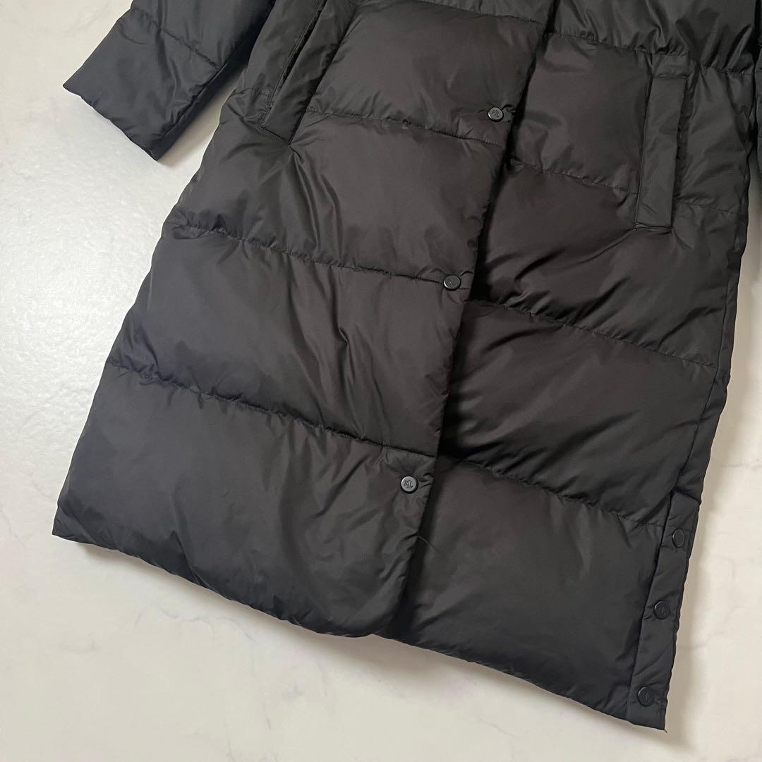 美品 ローレンラルフローレン ダウンコート ロング 黒 RLLロゴ XS