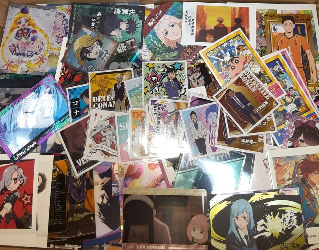 アニメグッズ シール・カード 大量 まとめ売り 1200点