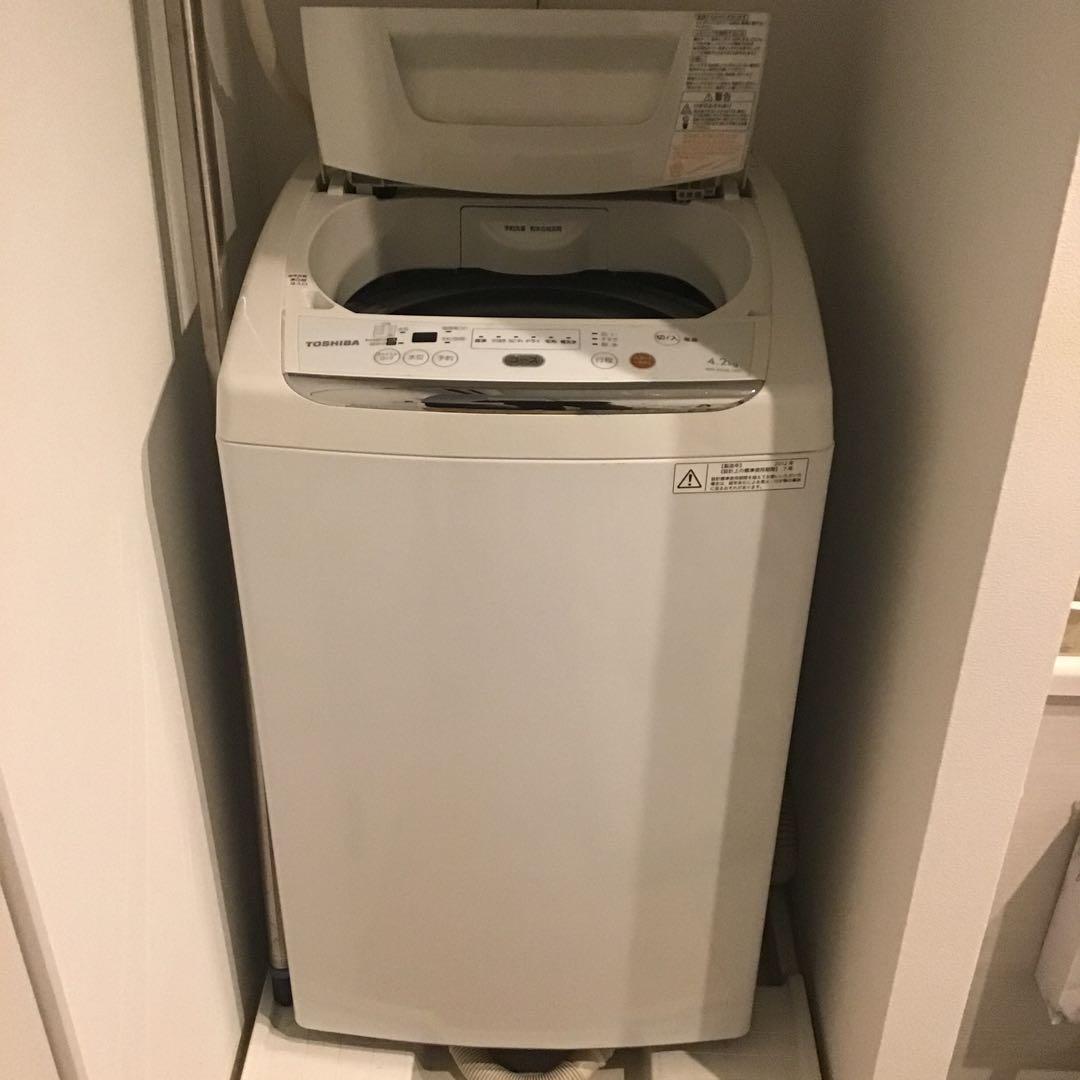 縦型洗濯機 TOSHIBA 4.2kg【梱包・発送たのメル便発送】