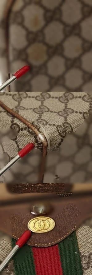 GUCCI オールドグッチ GG柄 シェリーライン ボストンバッグ