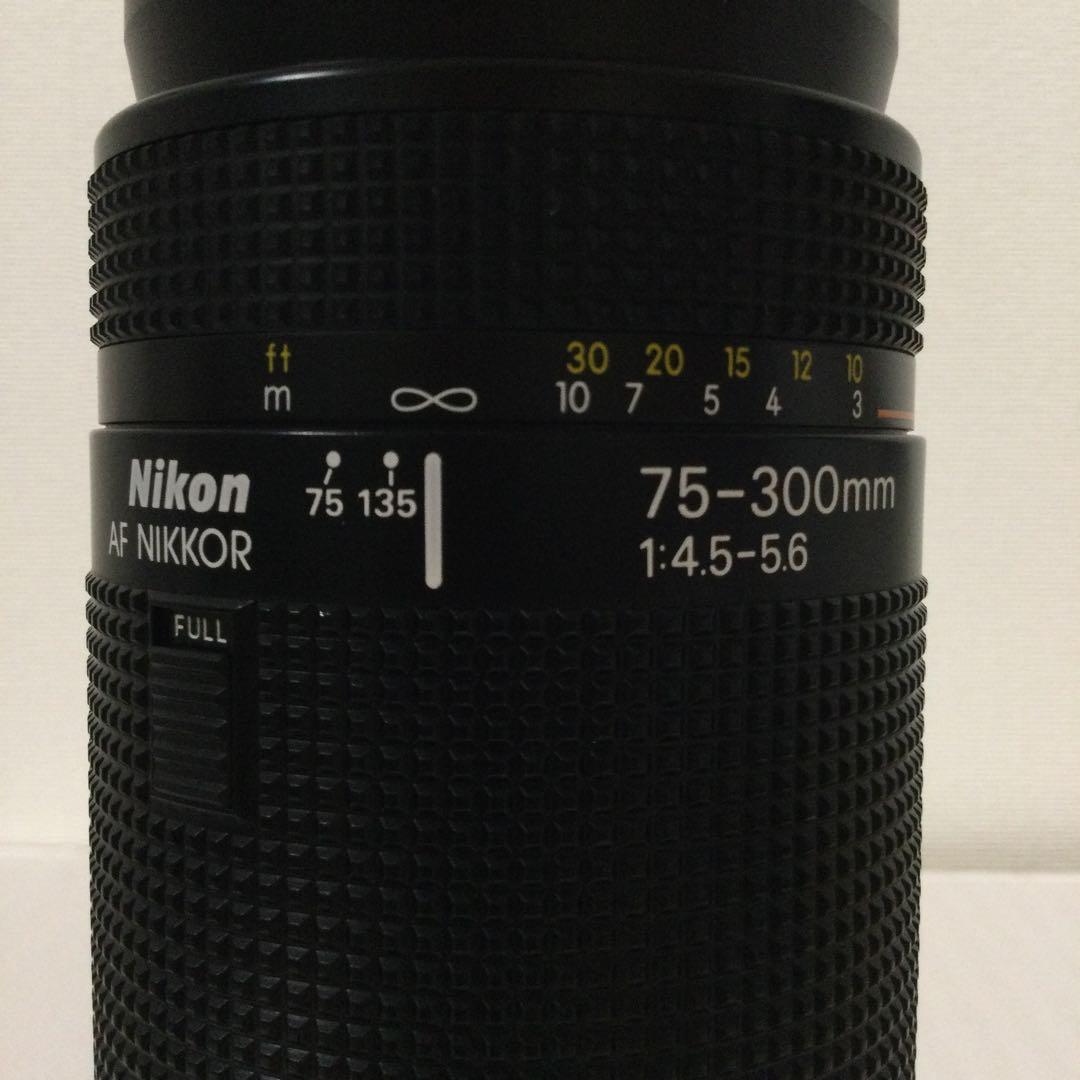 美品　Nikon ニコン AF NIKKOR 75-300mm F4.5-5.6