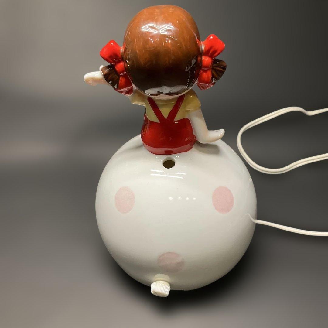 レア︎　レトロ　　ペコちゃん　セラミックランプ︎